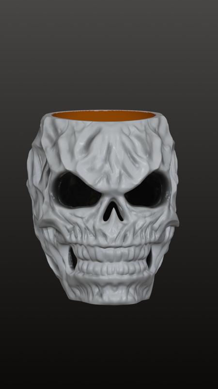 Skull Planter 