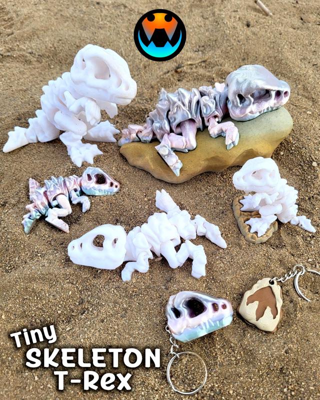 Tiny Skeleton T-Rex