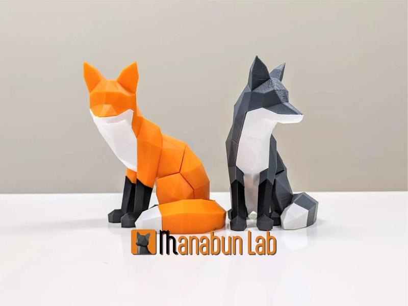 Low Poly Fox Puzzle   