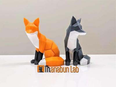 Low Poly Fox Puzzle   