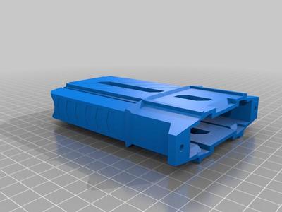 Gryphon compatible Nerf magazine with 3d printed spring