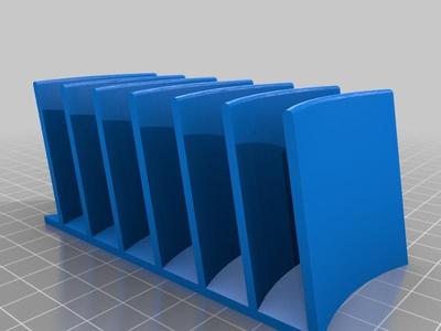 Minimalist mail organizer extended