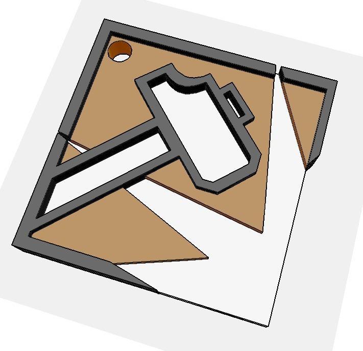 Sledge - Keychain (Rainbow Six Siege)