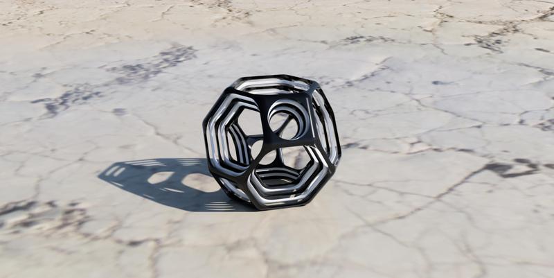 Truncated Octahedron Print in Place