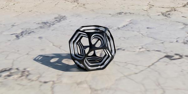 Truncated Octahedron Print in Place