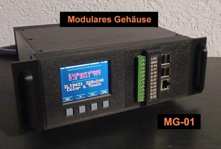 Modulares Gehäuse MG-01 für MG-Module ESP32, Arduino, Raspi, ILI9341, uvm.