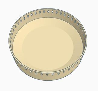 Round bottom plates for crochet baskets (bases)