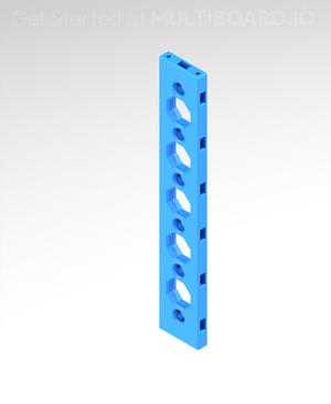 7mu Mid Hole I - Multiboard Beam