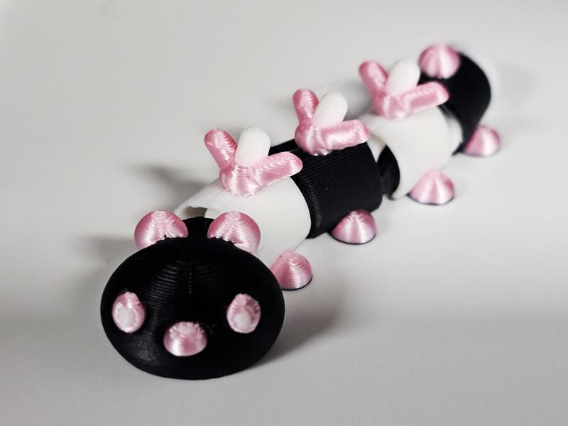 Cute articulated catapillars