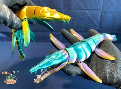 Flexi Liopleurodon (Print-in-place)