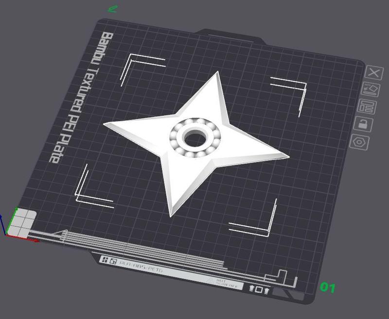 Greninja Shuriken Spinner Mini