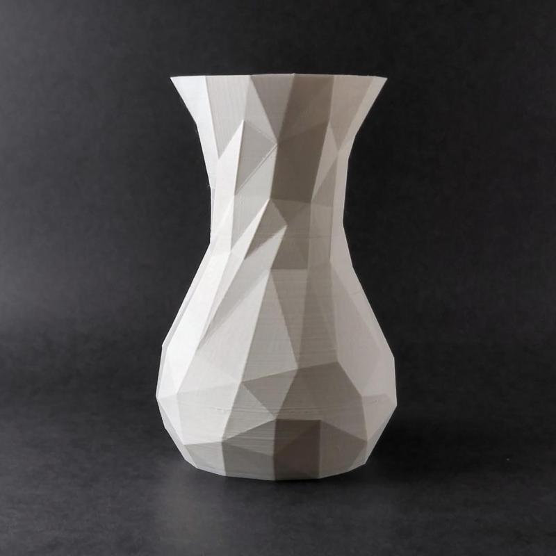 Simple Faceted Vase