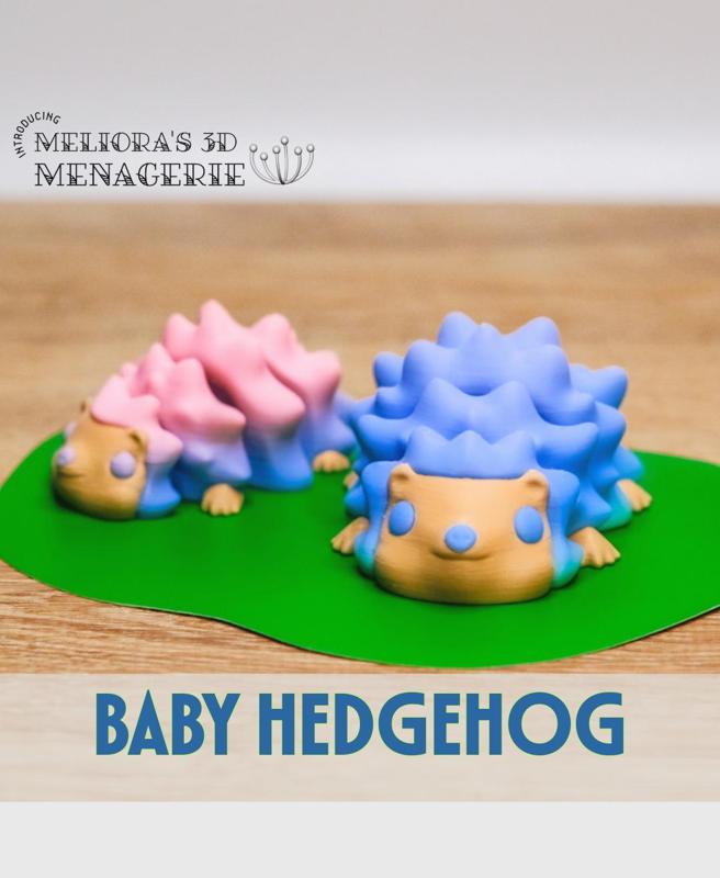 M3D - Flexi Baby Hedgehog (revised)