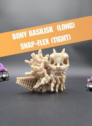 Long Bony Basilisk - Articulated Snap-Flex Fidget (Tight Joints)