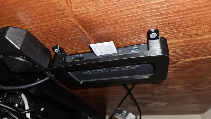 Mounting Bracket for Anker 341 USB-C 7-in-1 Hub