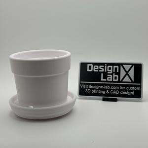 Small Round Plant Pot - designx-lab.com