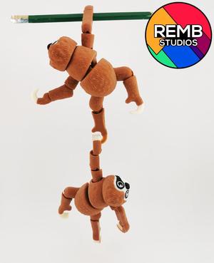 Flexi Sloth – Print-in-Place Articulated Model