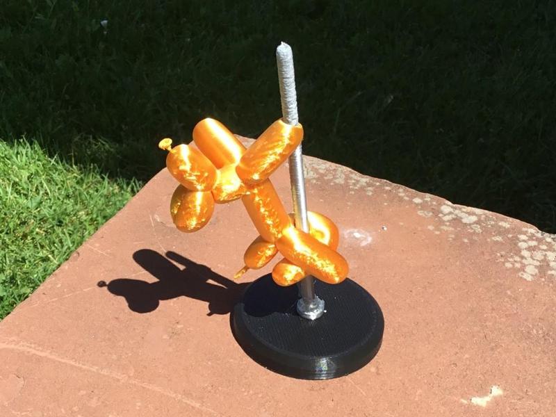 Pole Dancing Balloon Dog
