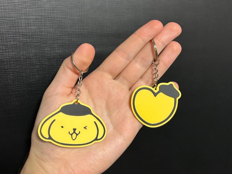 Pompompurin Sanrio Keychains