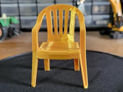 Plastic Garden Chair for Dummy 13 