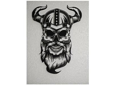 Viking with Horned Helmet Warrior Wall Decor