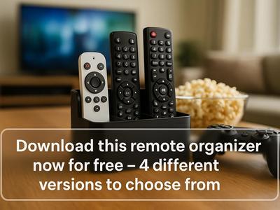 remote controller holder! 4 version!! adjusteable