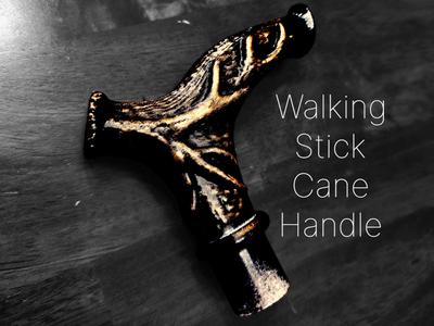 Walking Stick or Cane Handle - Deer Antler V1