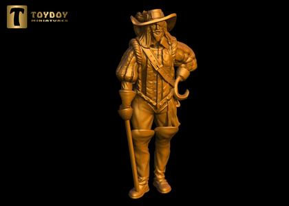 Captain 32/54mm scale -Golden Heroes