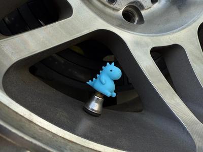 Valve Stem Caps : Cute Dinosaur!