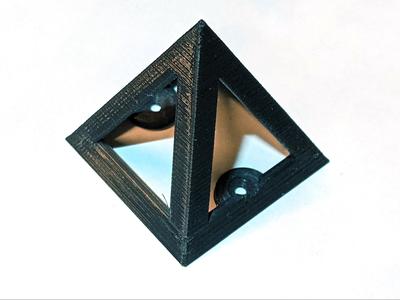 Stackable painter cone with inverted fixing holes
