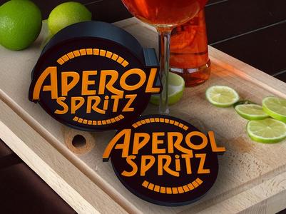 Aperol Spritz Coaster 
