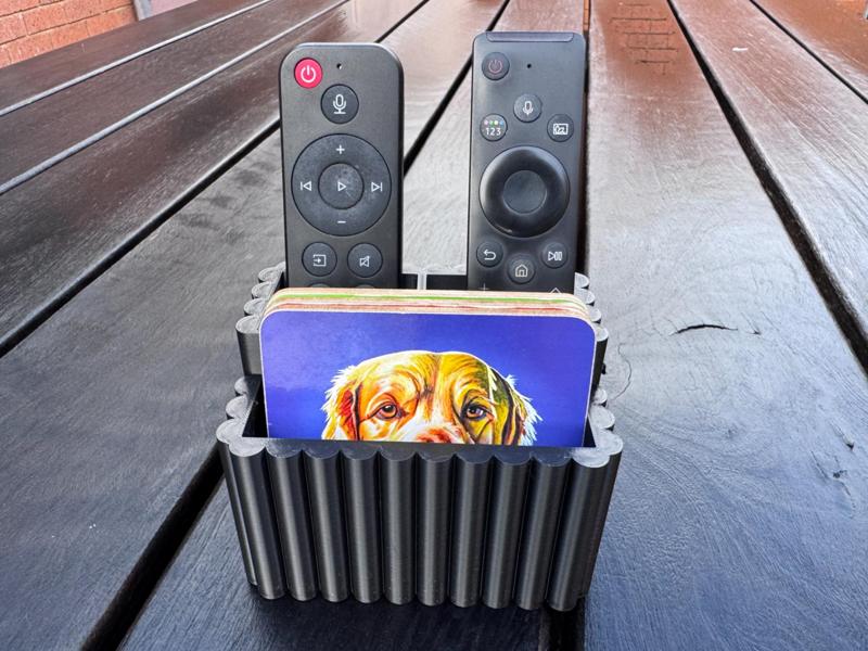 Remote + Coaster Caddy