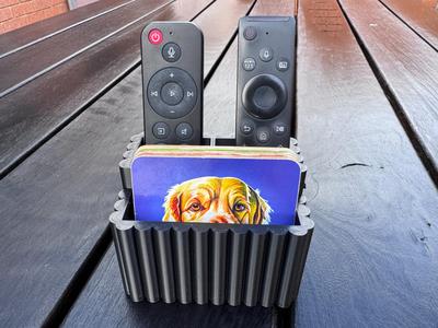 Remote + Coaster Caddy