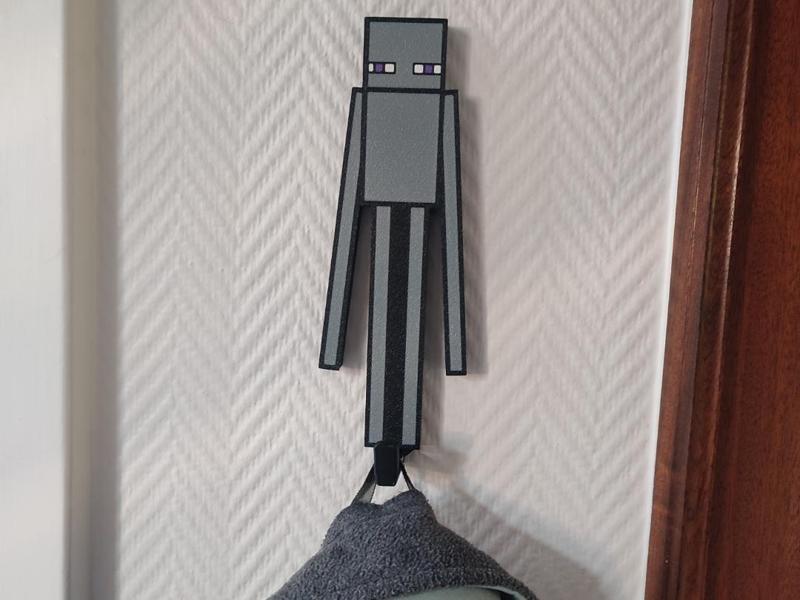 Minecraft Enderman - Interchangeable Clothes Hook