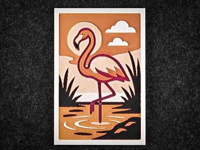 Flamingo Sunset