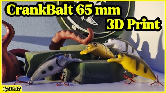 CrankBait 3D 65mm Easy Print
