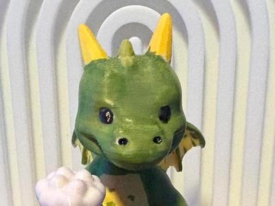 Dragon with Beer