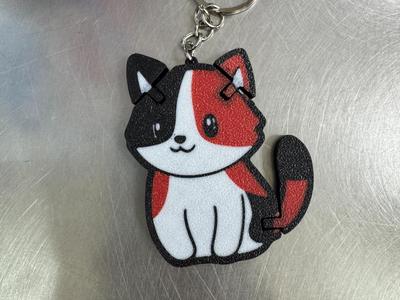 cat keychain 