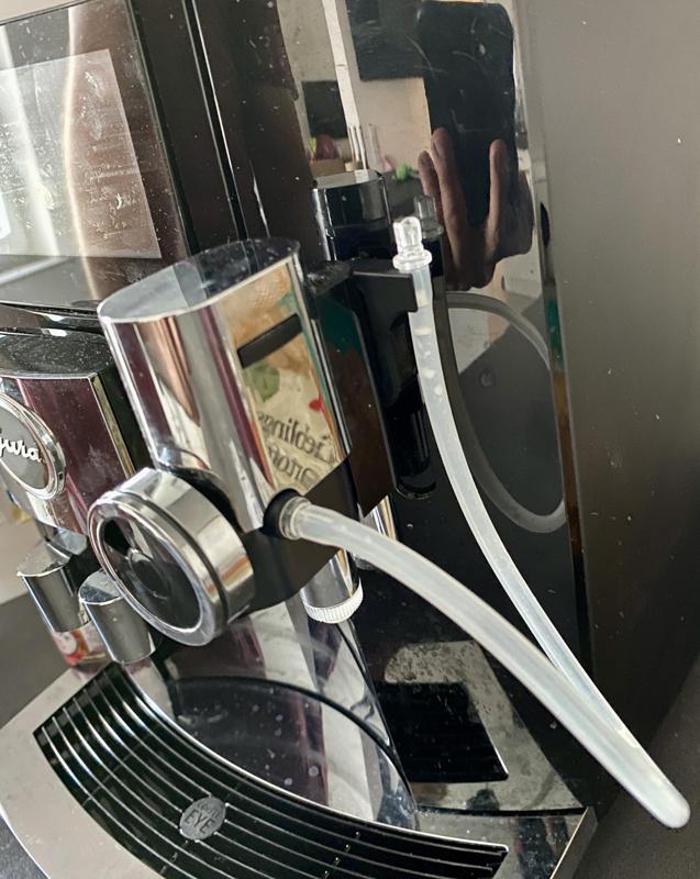 Jura J8 milk hose holder