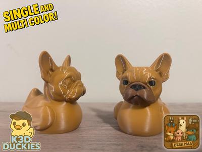 French Bull Dog Rubber Duck