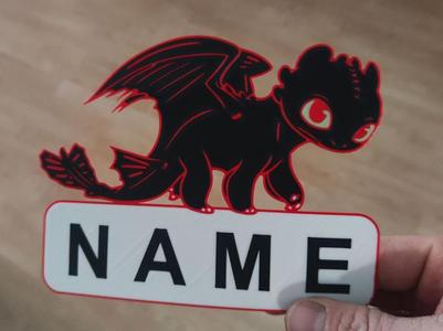 Night Fury (Toothless)-Your Name