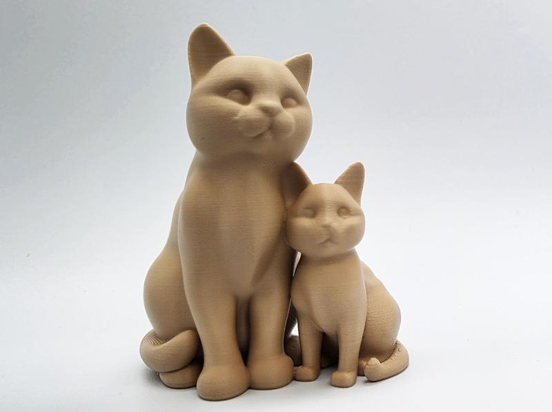Momma Cat & Baby - No Supports