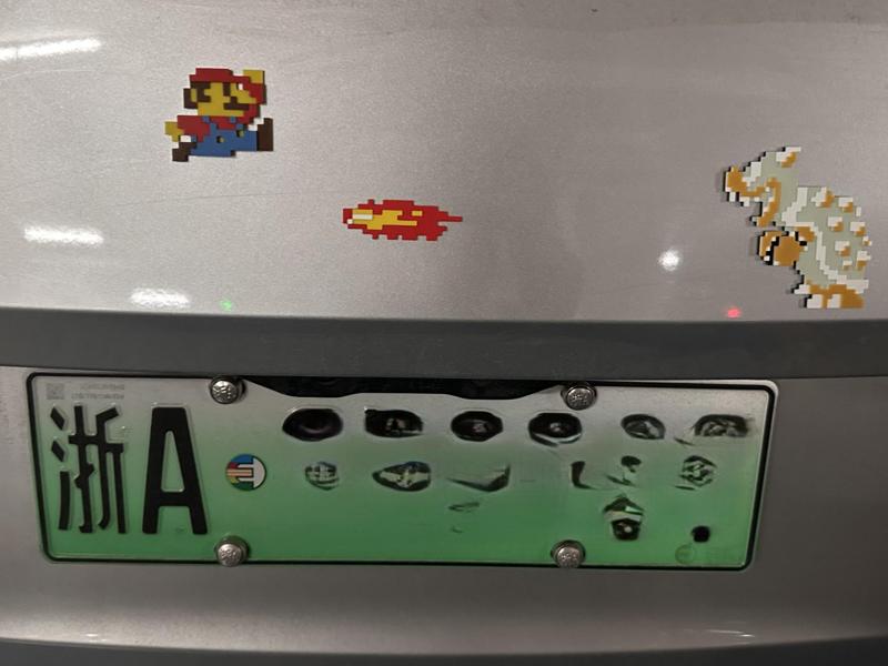 Mario car decals
