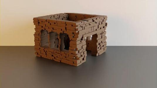 Ruined house #1 - wargaming terrain