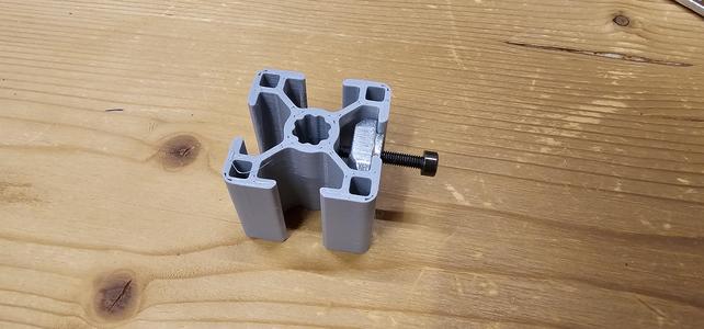 Aluminiumprofil Nut 8mm 30x30mm Typ B / Aluminum Profile Extrusion 30x30mm U8 Type B