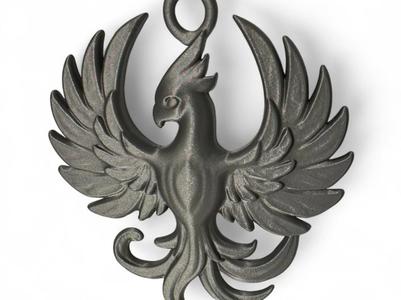 Phoenix Pendant Ashwings Necklace Cosplay