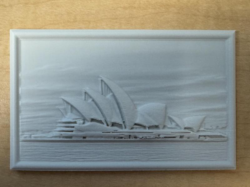 Sydney Opera House Relief Sculpture