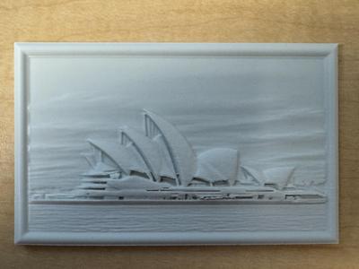 Sydney Opera House Relief Sculpture