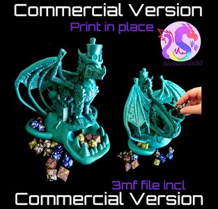 Steampunk Dragon Dicetower (Commercial Use)