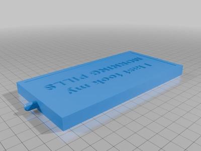 Pill Sign - Morning/Night reminder